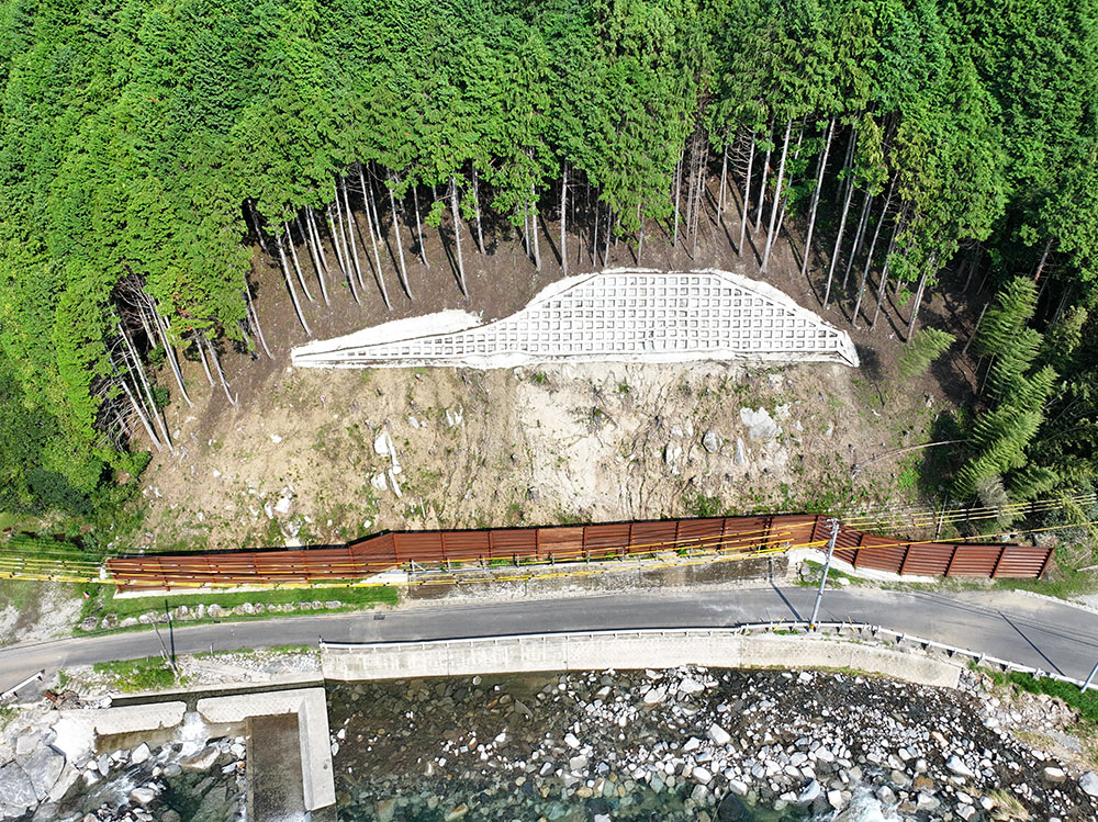 法面保護事業：京都郡みやこ町犀川上伊良原